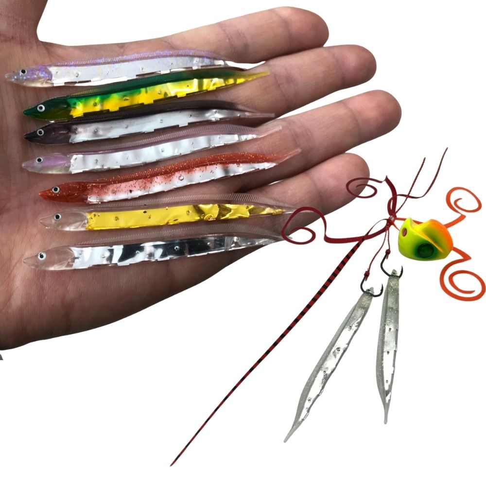 FISH ARROW Rubber Jigging Assist Soft Lure Flash-J SHIRASU 3’SW - Image 9