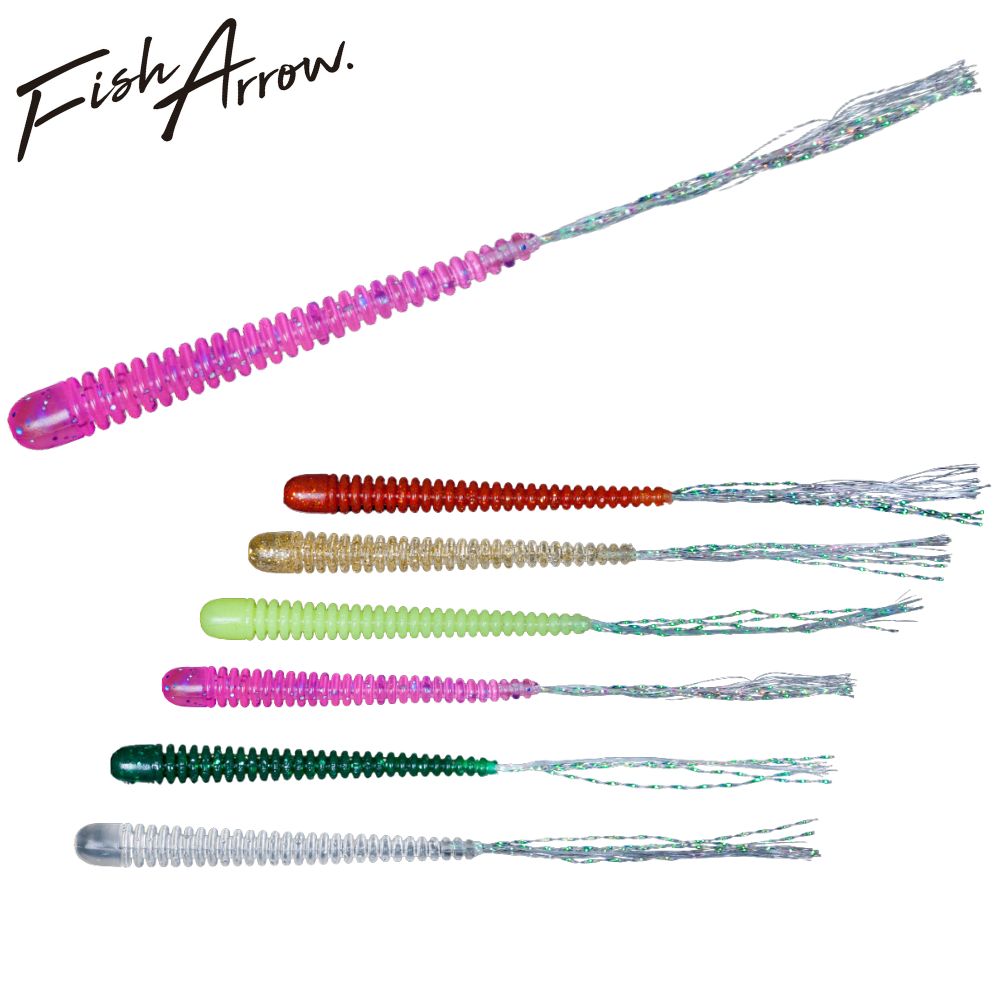 FISH ARROW Ultra Light Fishing-Rubber Jigging Lure RING FLASHER 2”SW