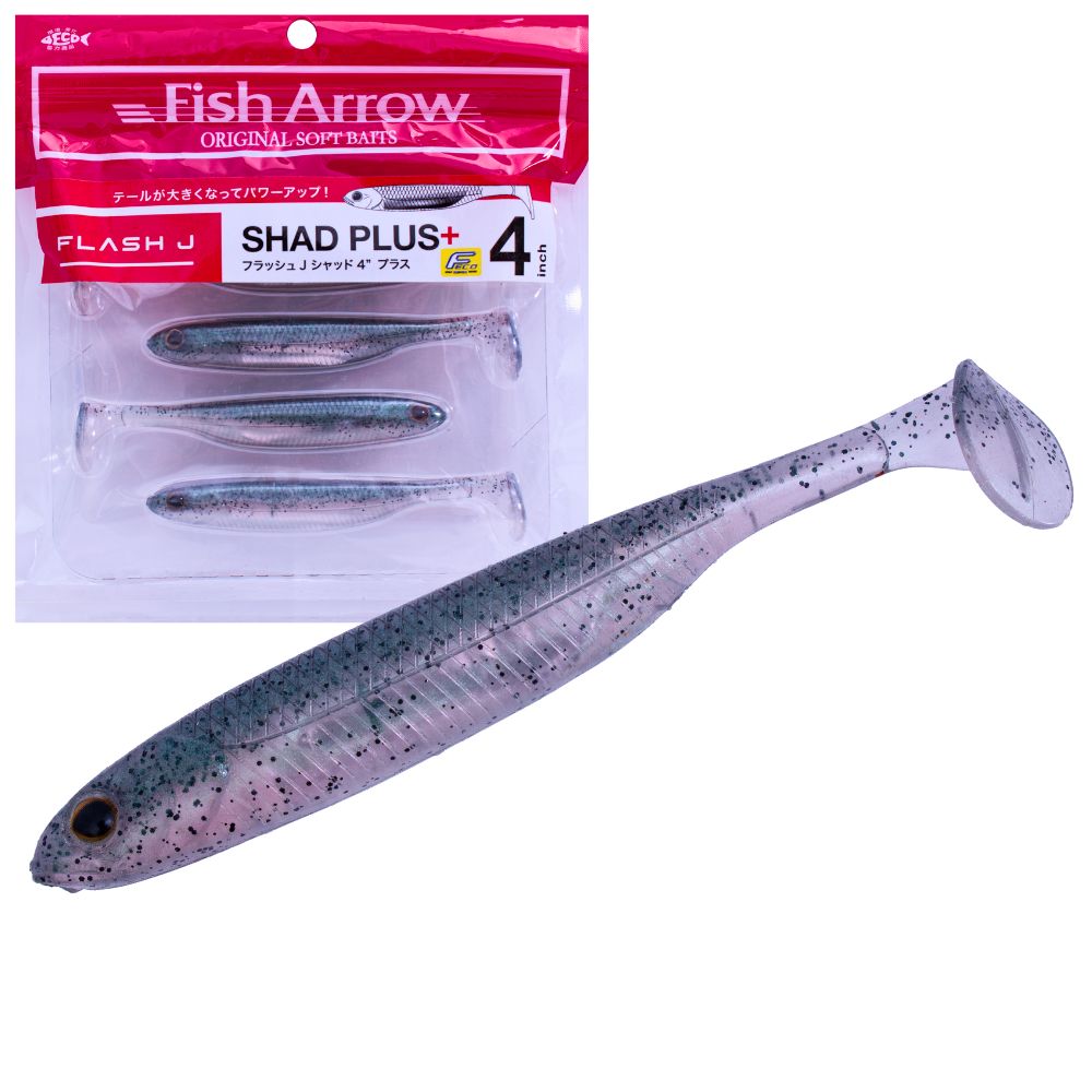 FISH ARROW Fishing Realistic Soft Bait Lure FLASH-J SHAD 4” PLUS - Image 3