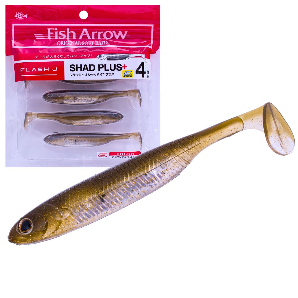 FISH ARROW Fishing Realistic Soft Bait Lure FLASH-J SHAD 4” PLUS - Image 4
