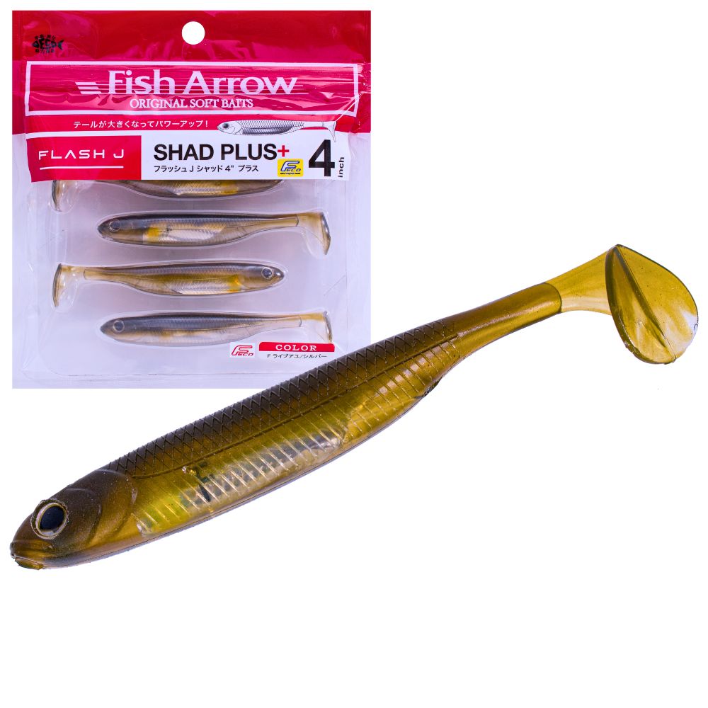 FISH ARROW Fishing Realistic Soft Bait Lure FLASH-J SHAD 4” PLUS - Image 5