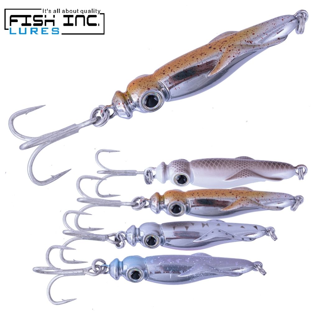 FISH INC. Saltwater Casting Metal Jig Lure SQUIDEE 85