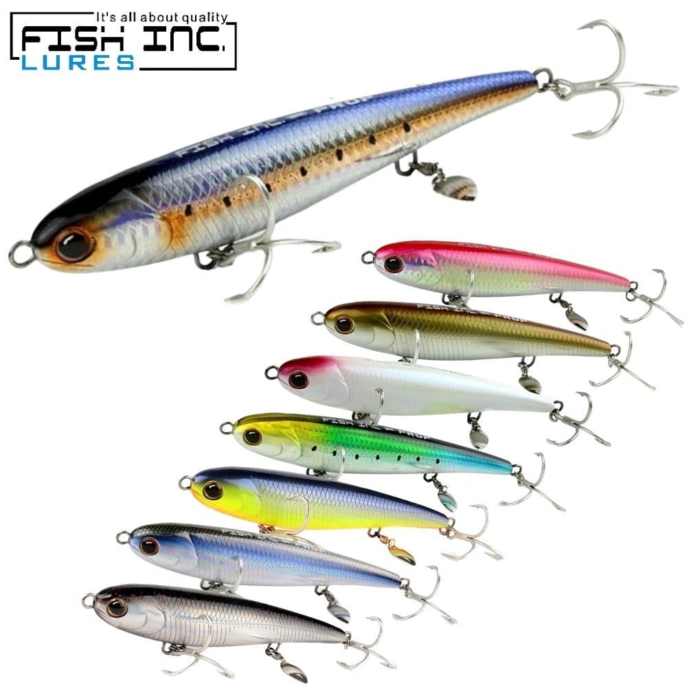 FISH INC. Saltwater Sinking Blade Stickbait Lure PROP 140mm/62g
