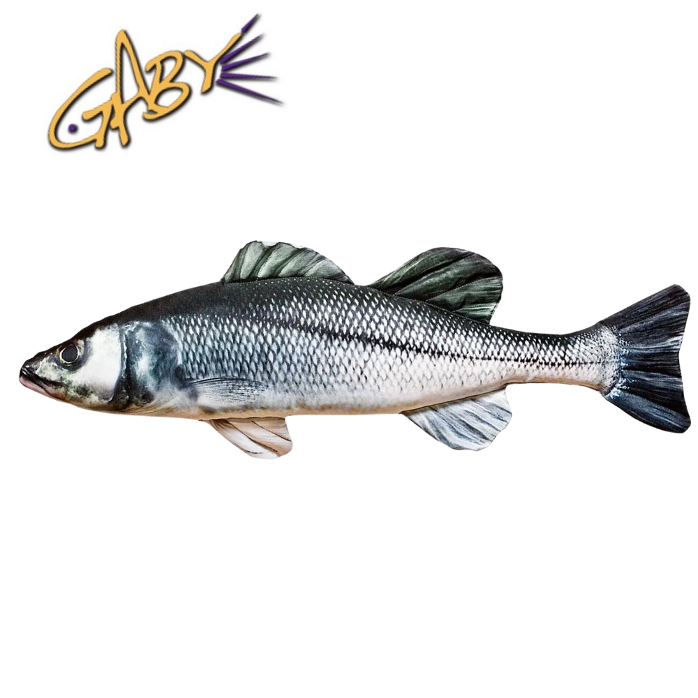 Gaby Fish Pillow,Decoration & Toy EUROPEAN SEA BASS 70cm