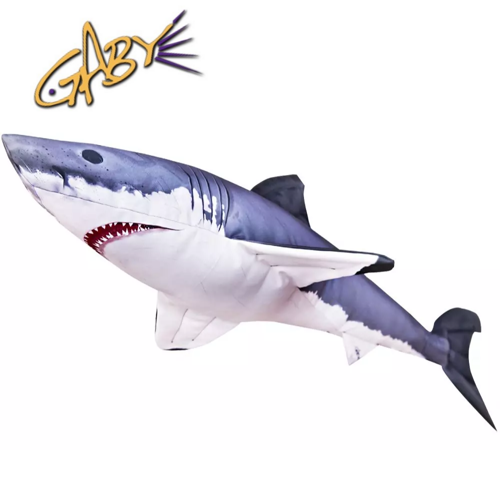Gaby Fish Pillow,Decoration & Toy THE GREAT WHITE SHARK 120cm
