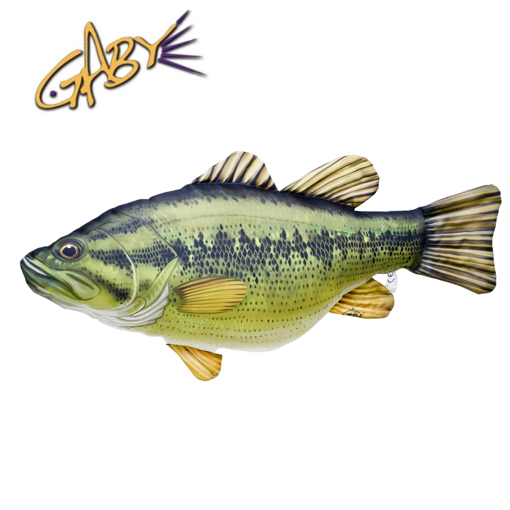 Gaby Fish Pillow,Decoration & Toy THE LARGEMOUTH BASS 67cm