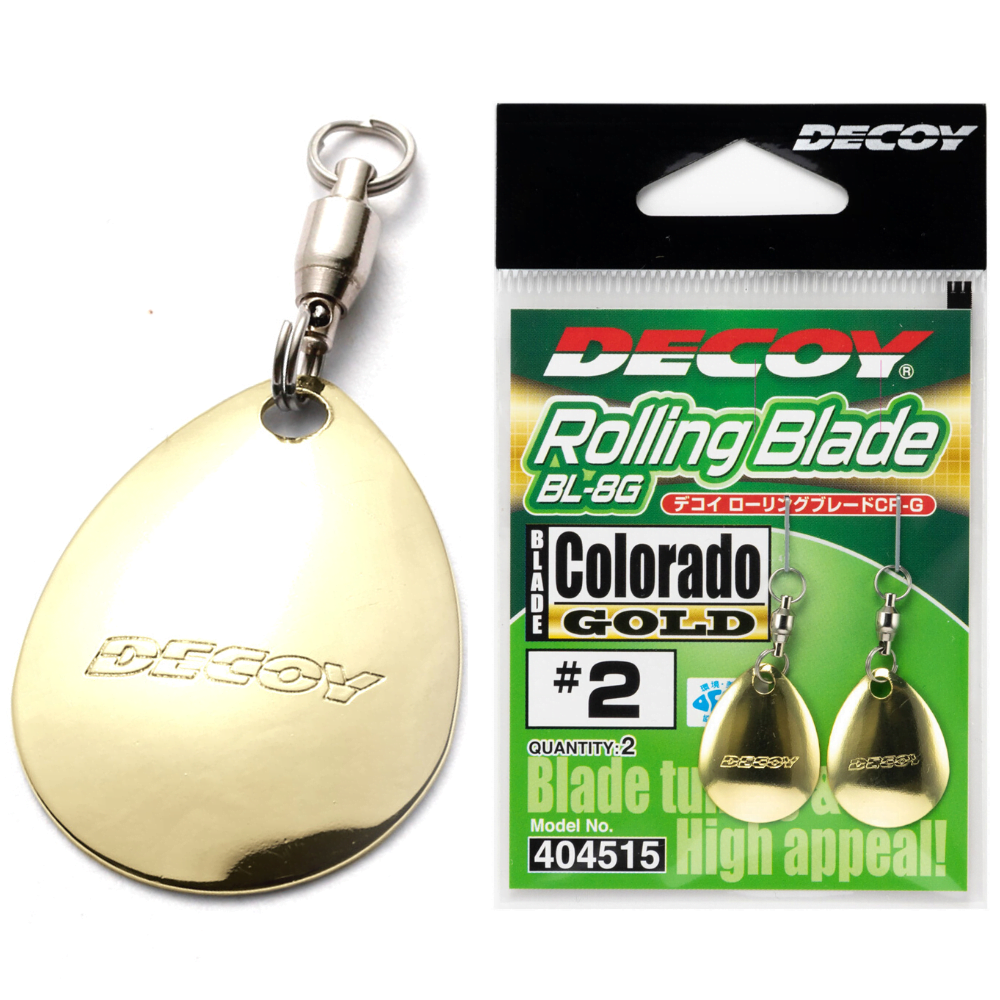 DECOY Blade Tunning Rolling Colorado Blade Gold BL-8G