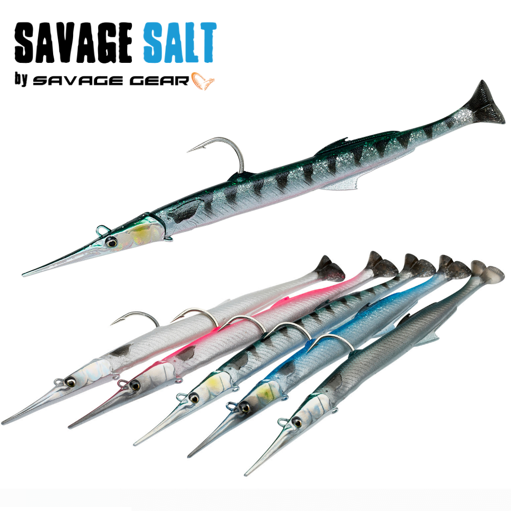 SAVAGE GEAR Saltwater Soft Bait Lure 3D Needlefish Pulsetail 18cm