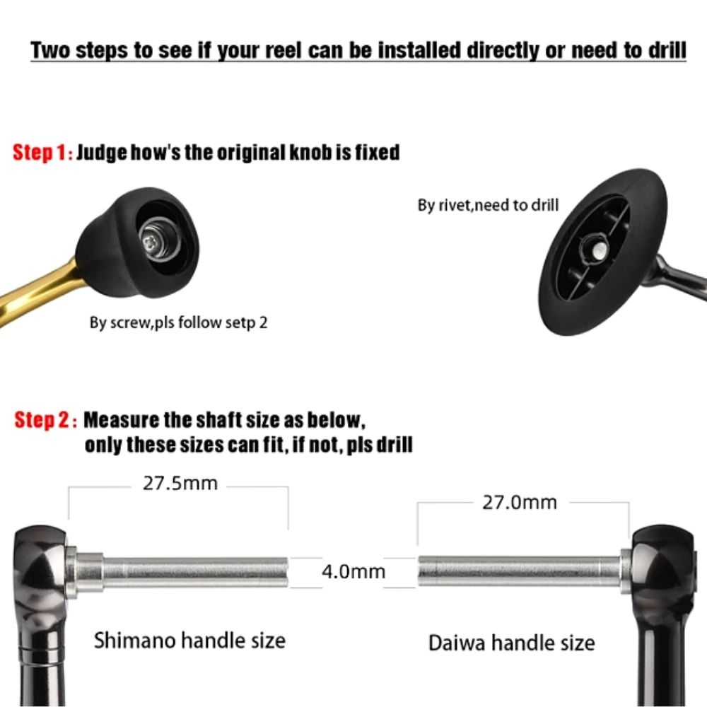 GOMEXUS Fishing Reel Custom Part TPE Rubber TOUCH POWER KNOB A27 - Image 8
