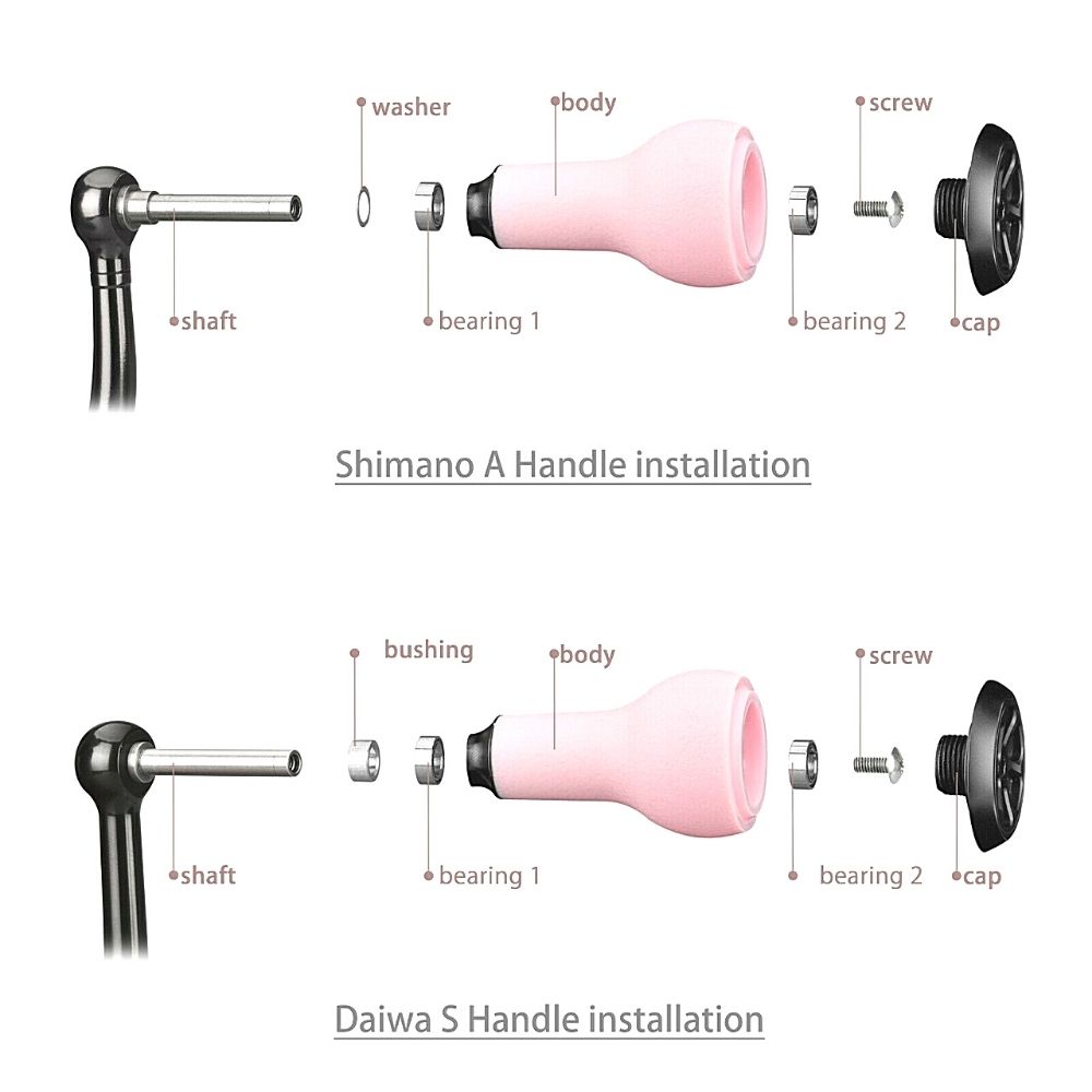 GOMEXUS Fishing Reel Custom Part TPE Rubber TOUCH POWER KNOB A27 - Image 9
