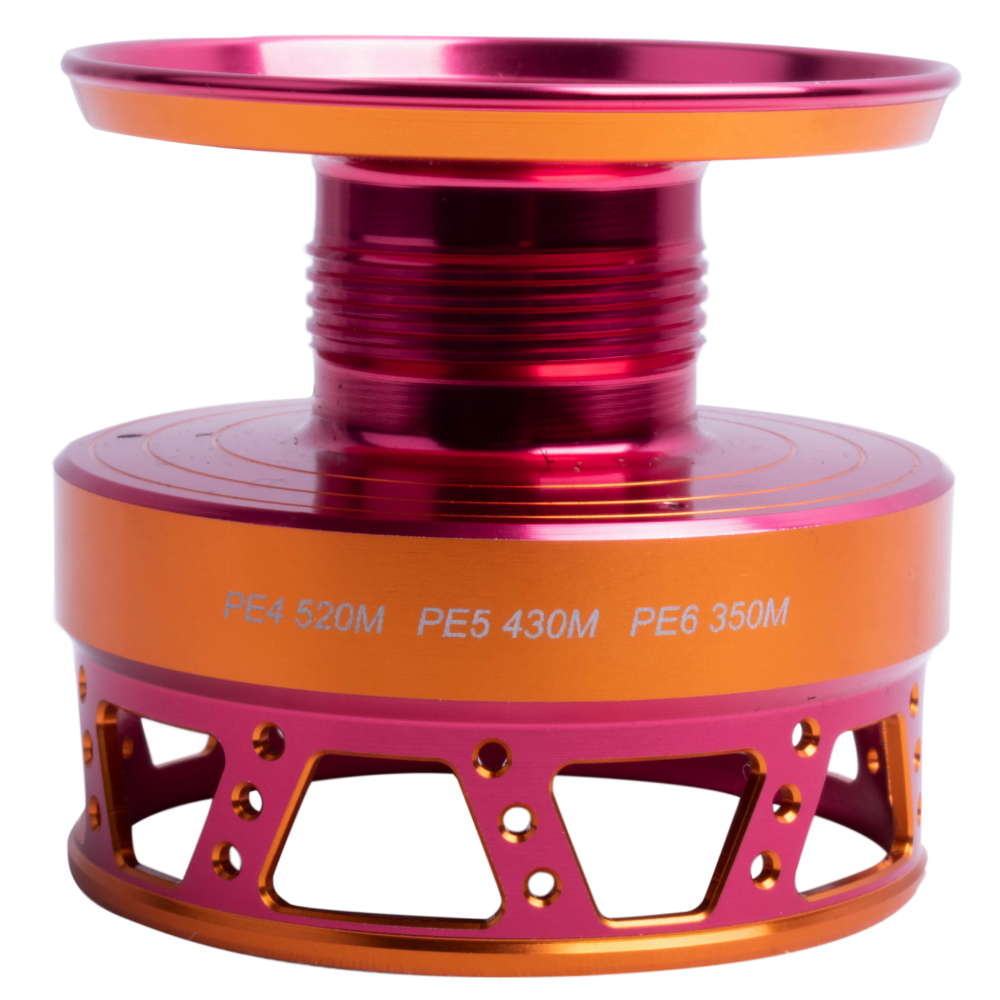 JIGGING MASTER Spare Spool For JM Spinning Reel 8000H/16000S Red/Gold