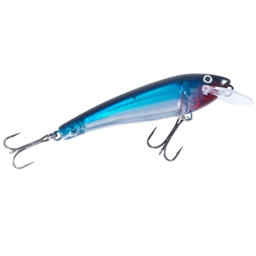 HALCO Clear-Bodied Changeable Bibs Jerk Minnow Lure HAMMA 85 - Image 8
