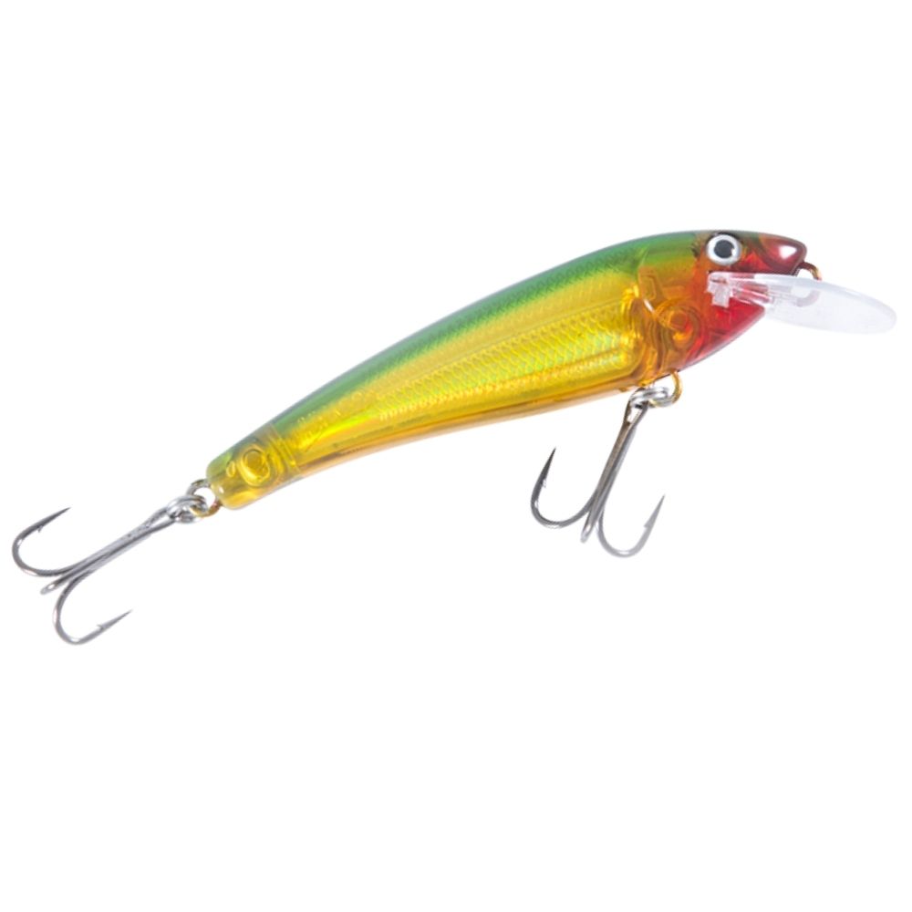 HALCO Clear-Bodied Changeable Bibs Jerk Minnow Lure HAMMA 85 - Image 3