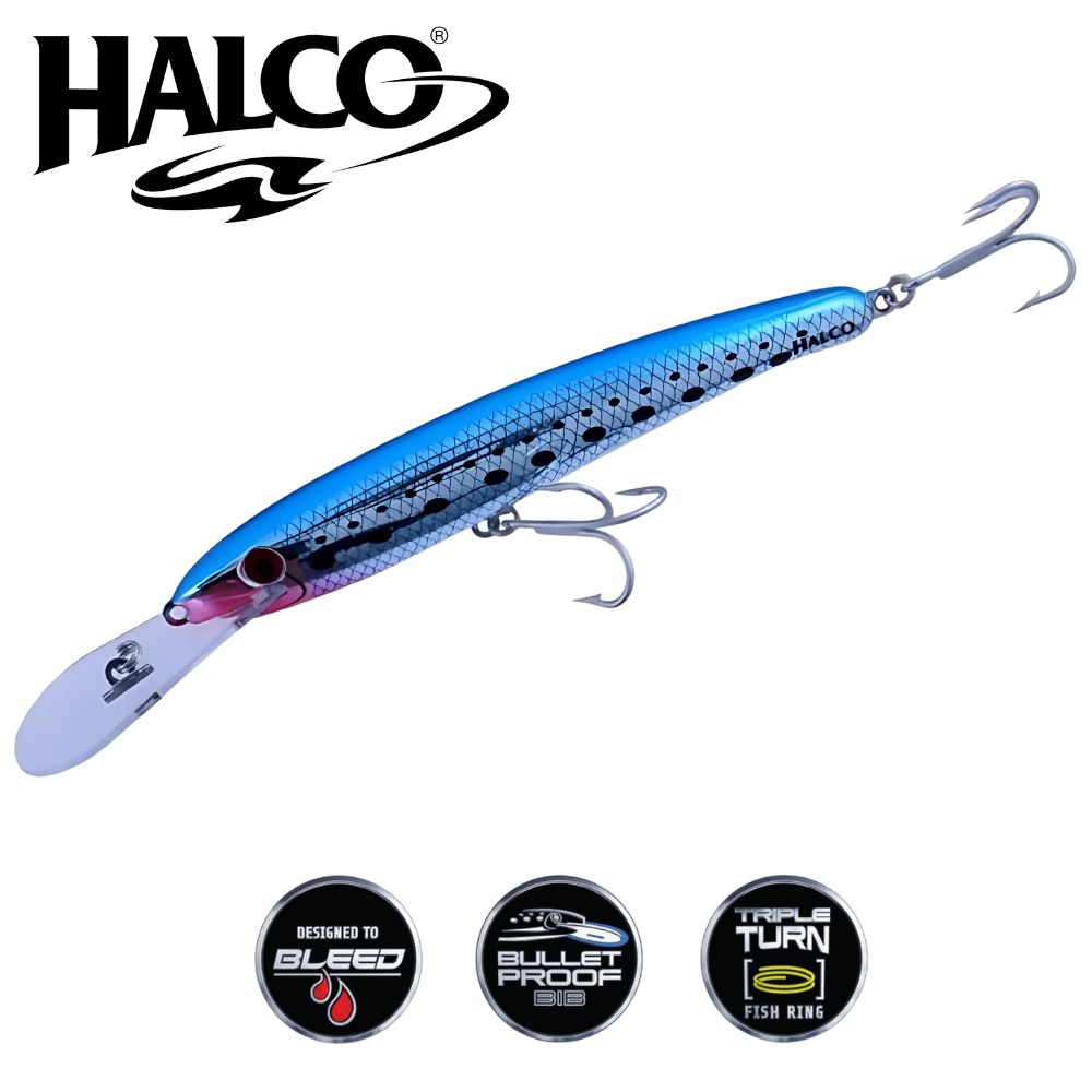 HALCO Saltwater Trolling & Casting Lure LASER PRO 160XDD Crazy Deep