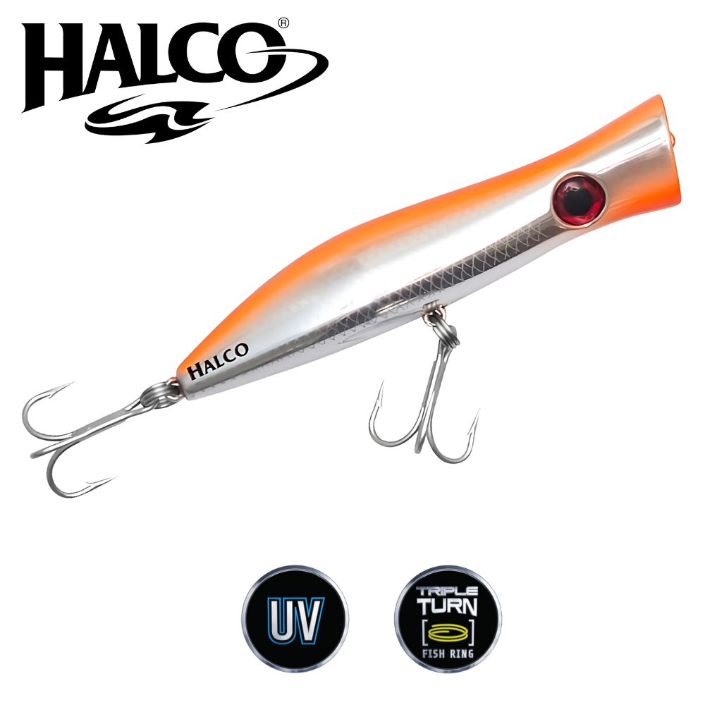 HALCO Ultimate Topwater Popping Lure ROOSTA POPPER 105
