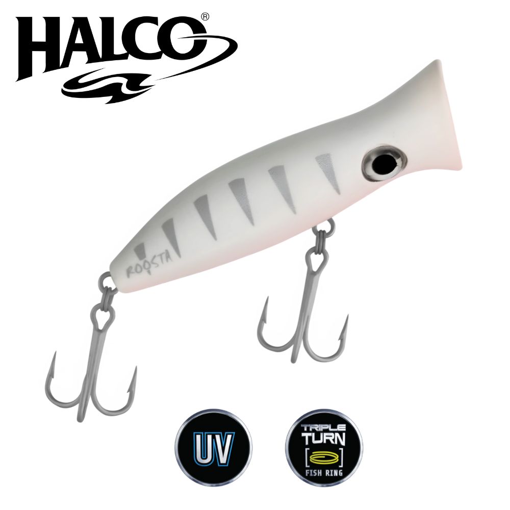 HALCO Ultimate Topwater Spinning Lure Roosta Popper 80
