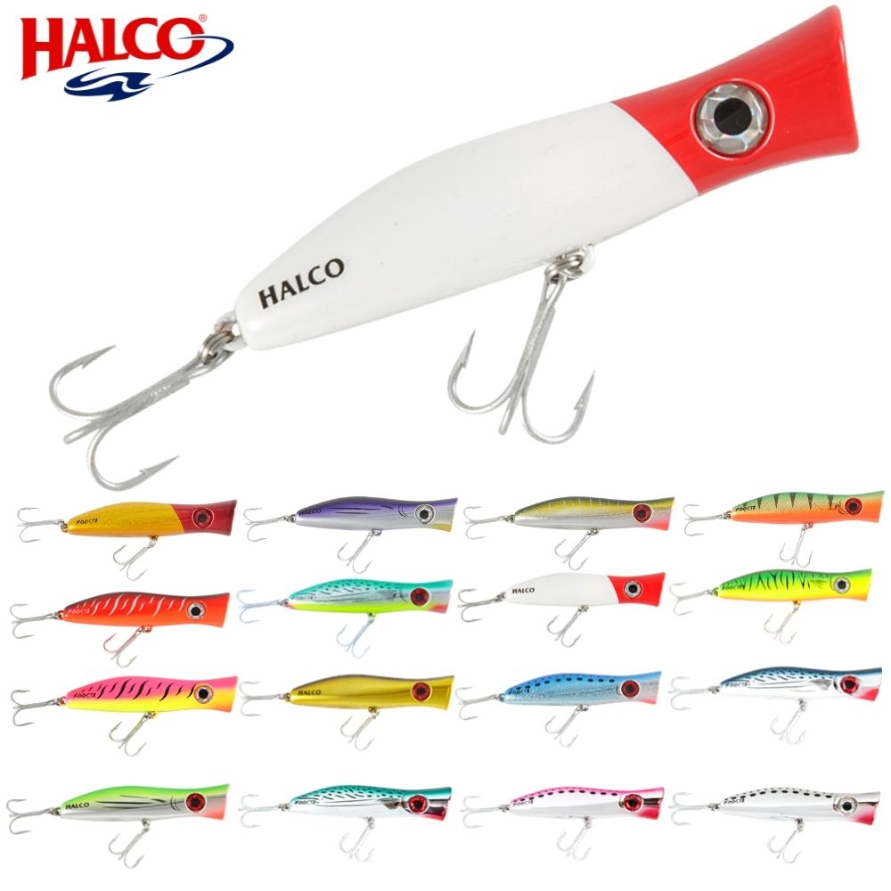 HALCO Ultimate Topwater Popping Lure ROOSTA POPPER 105
