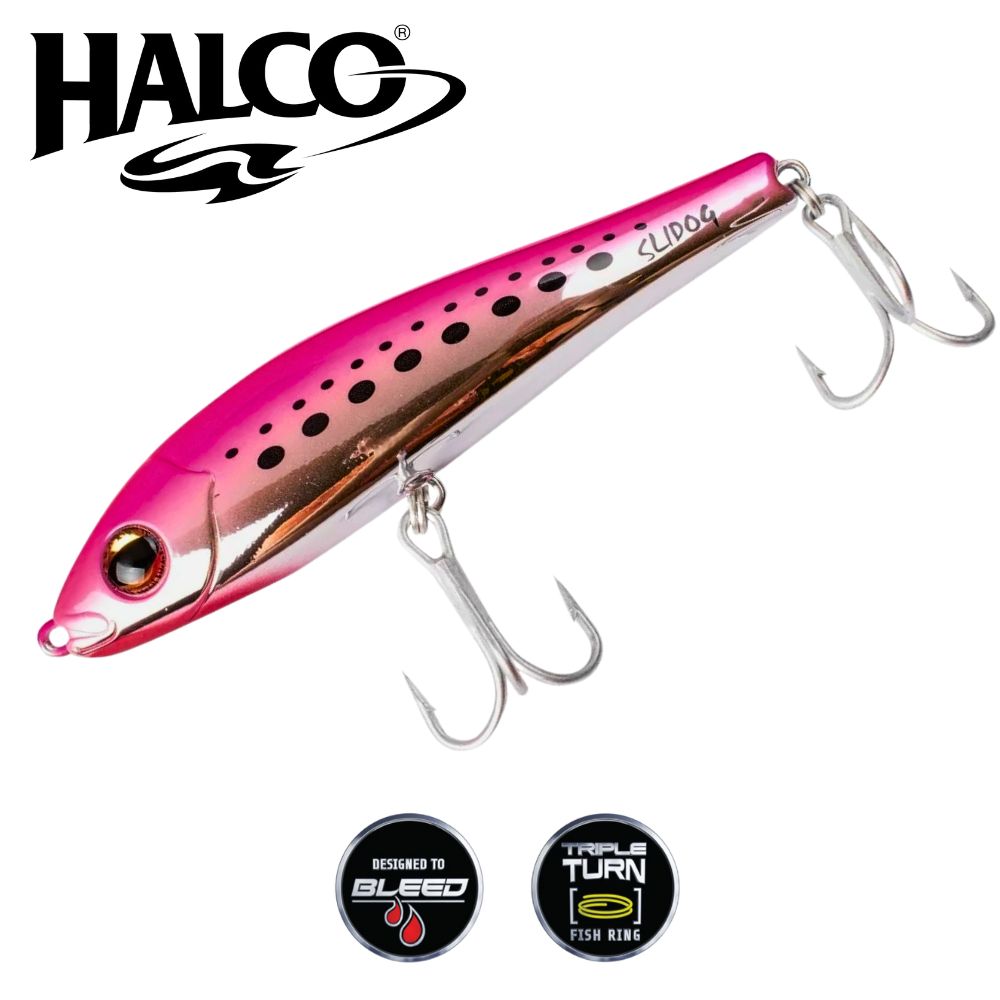 HALCO Saltwater Fast Sinking Sliding Stickbait Lure SLIDOG 125mm/52g