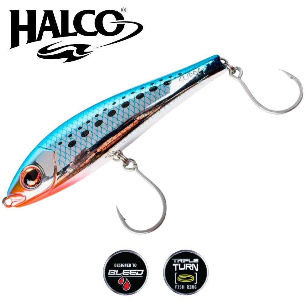 HALCO Saltwater Fast Sinking Sliding Stickbait Lure SLIDOG 150mm/85g