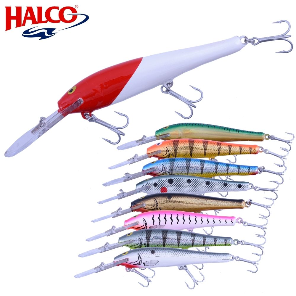 HALCO Saltwater Wooden Jerk Bait Lure TILSAN BIG BARRA 120