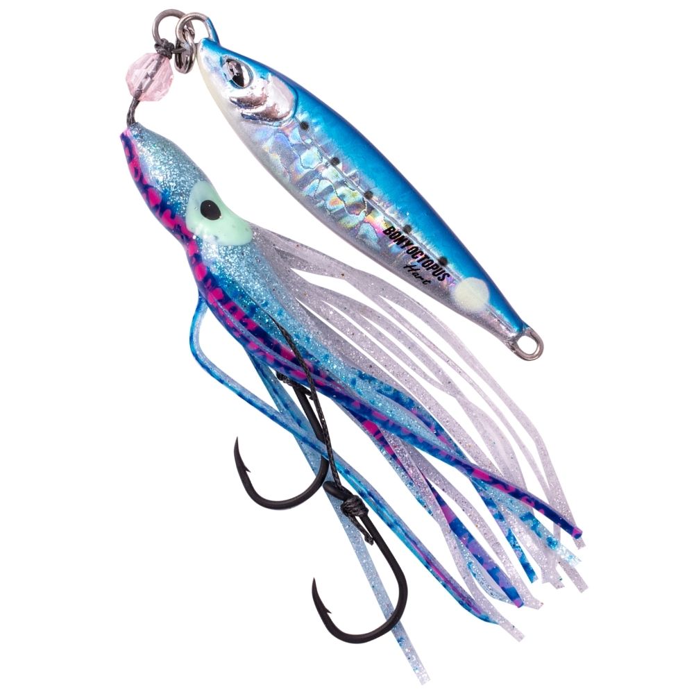 HART Saltwater Rubber Jigging Metal Jig Lure BONY Octopus 40g - Image 4
