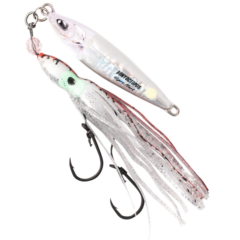 HART Saltwater Rubber Jigging Metal Jig Lure BONY Octopus 40g - Image 2