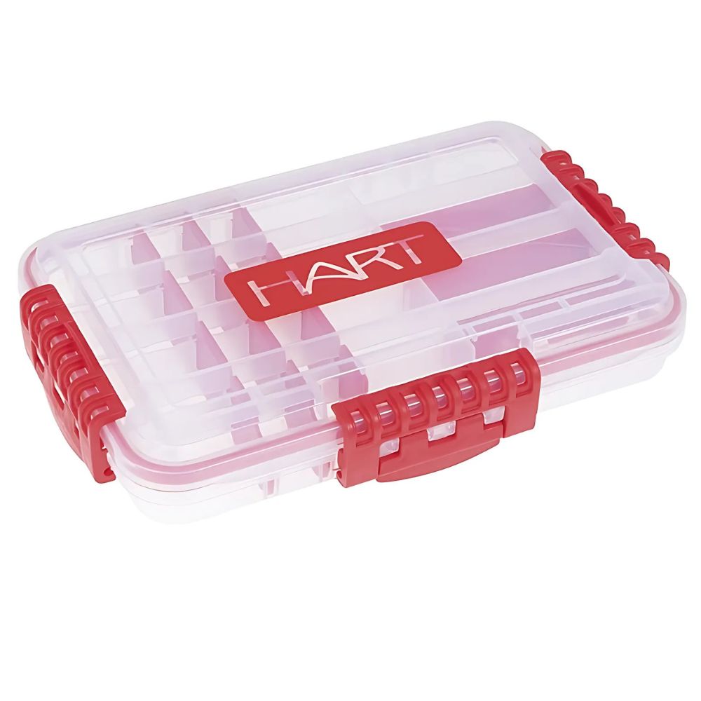 HART Durable Transparent Plastic Waterproof Fishing Tackle Box