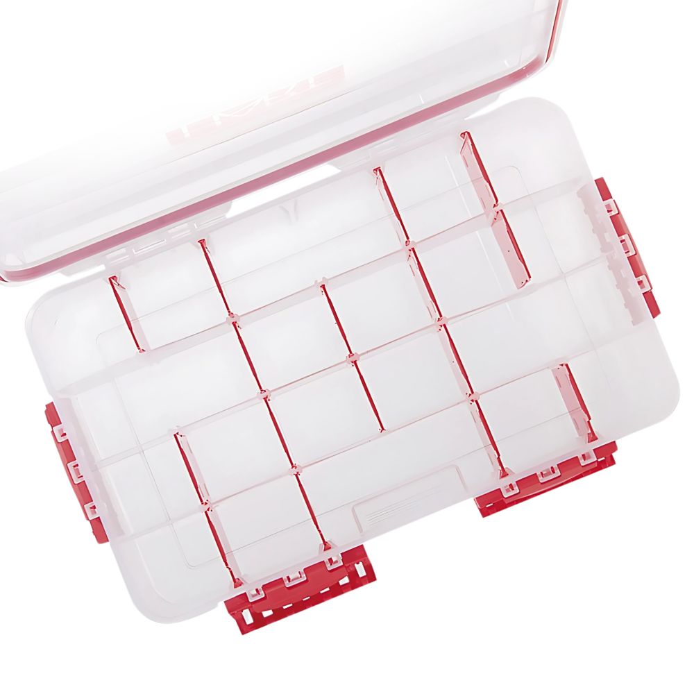 HART Durable Transparent Plastic Waterproof Fishing Tackle Box - Image 4