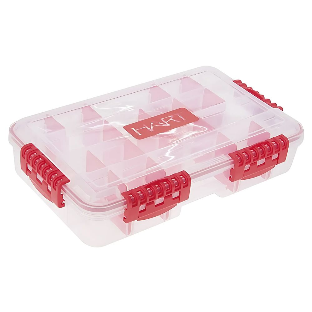 HART Durable Transparent Plastic Waterproof Fishing Tackle Box - Image 5
