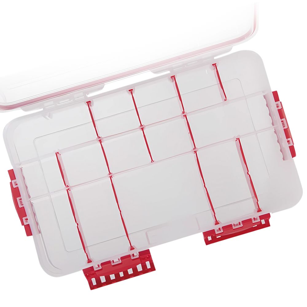 HART Durable Transparent Plastic Waterproof Fishing Tackle Box - Image 2