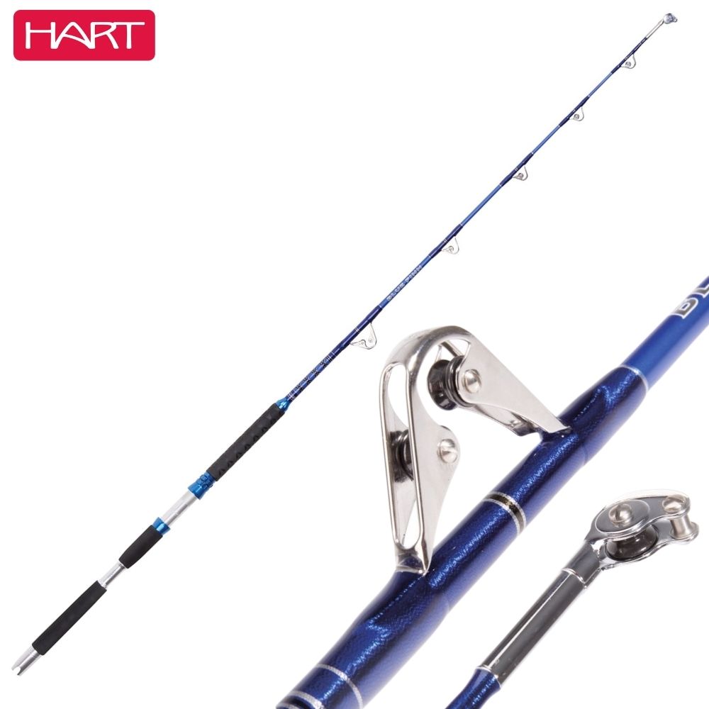 HART Saltwater Offshore Game Fishing Trolling Rod BLUE FINN