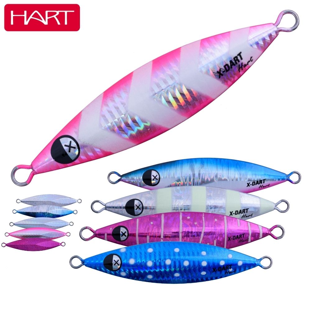 HART Saltwater Teardrop Shape Slow Pitch Jigging LURE X-DART 140g