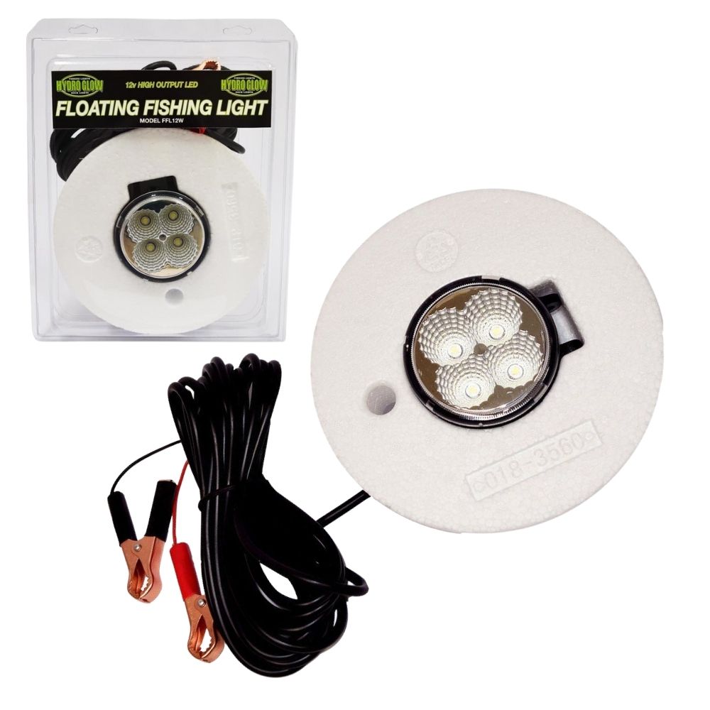 HYDRO GLOW Fishing Underwater Floating LED LIGHT FFL12