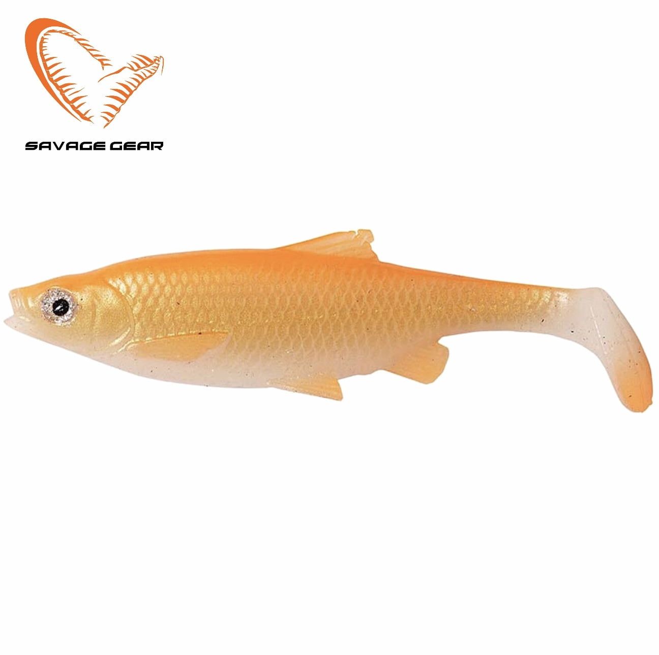 SAVAGE GEAR SOFT BAIT LURE LB ROACH PADDLE TAIL 12.5cm/22g GOLDFISH
