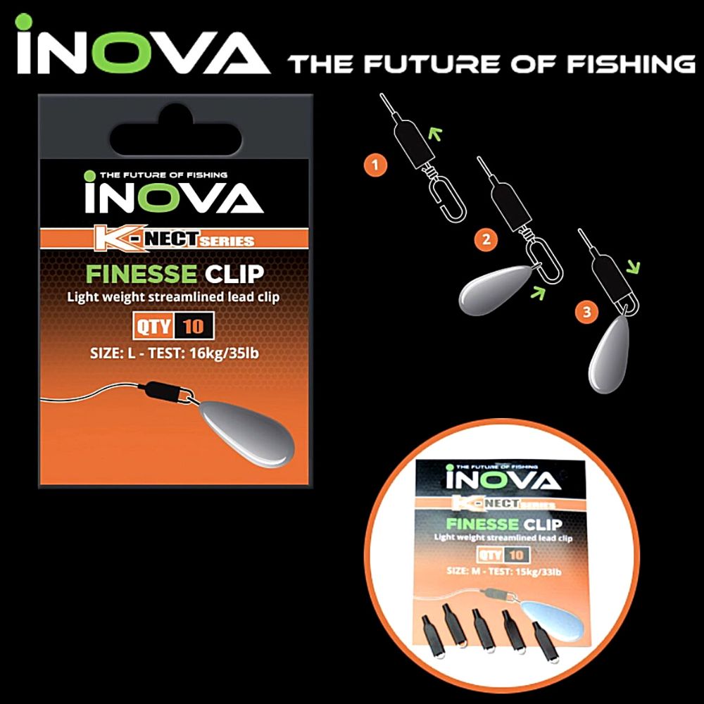 INOVA Fishing Accessories K-NECT Serie FINESSE CLIPS - Image 5