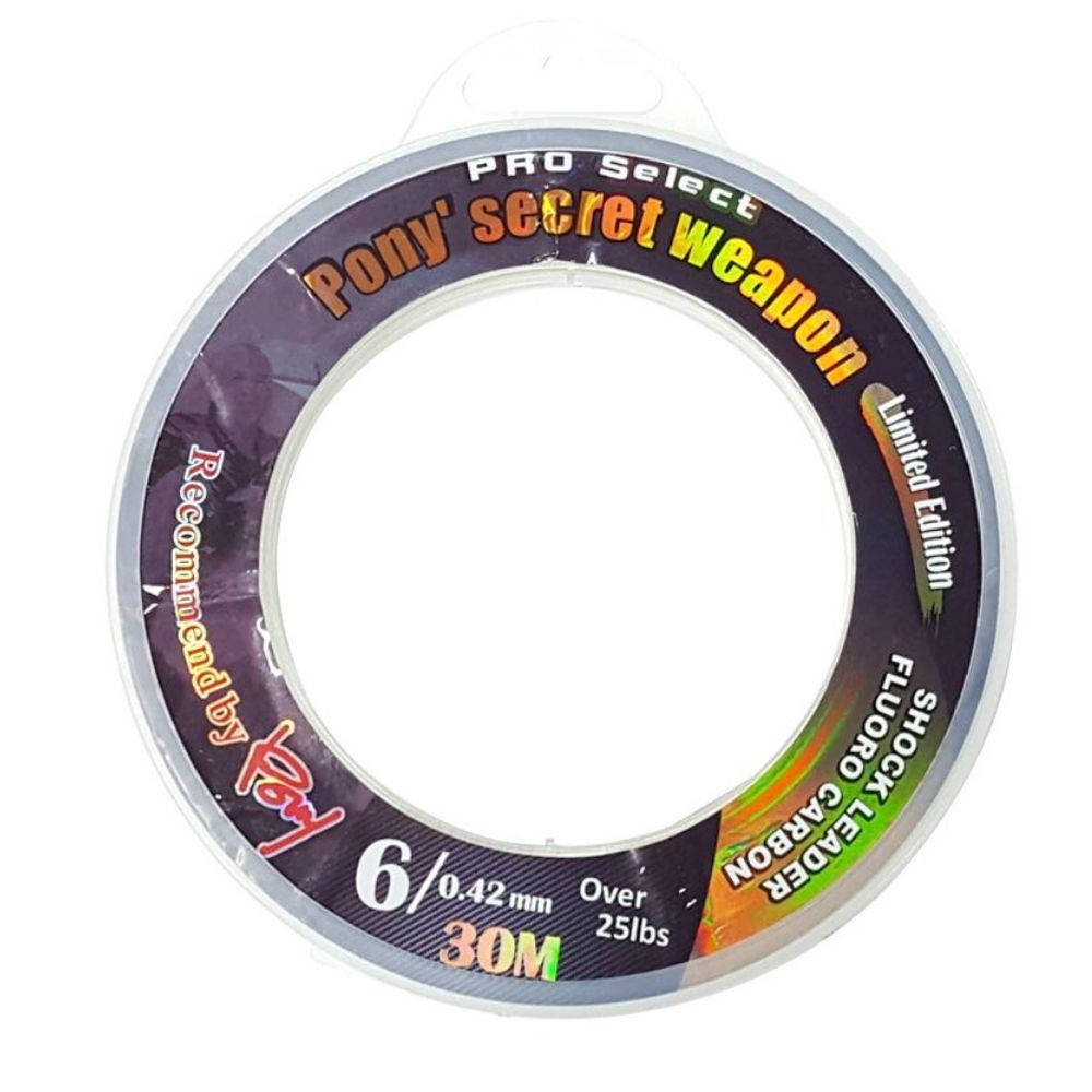 JIGGING MASTER Fluorocarbon Shock Leader Line PONY SECRET WEAPON 30m