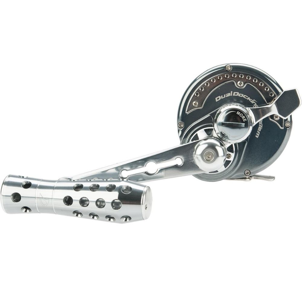 JIGGING MASTER Hi Speed Lefthanded Monster Game Reel Power Spell PE4 Gray/Silver - Image 7