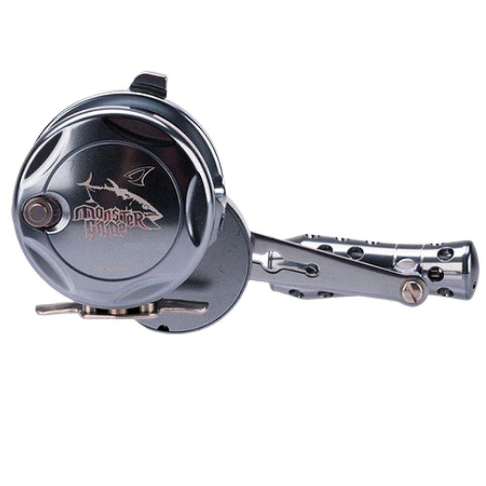 JIGGING MASTER Hi Speed Lefthanded Monster Game Reel Power Spell PE4 Gray/Silver - Image 8