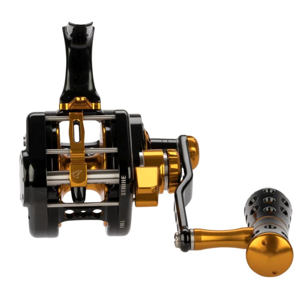 JIGGING MASTER Extreme Jigging Lefthanded Reel UNDERHEAD PE7 Black/Gold - Image 6