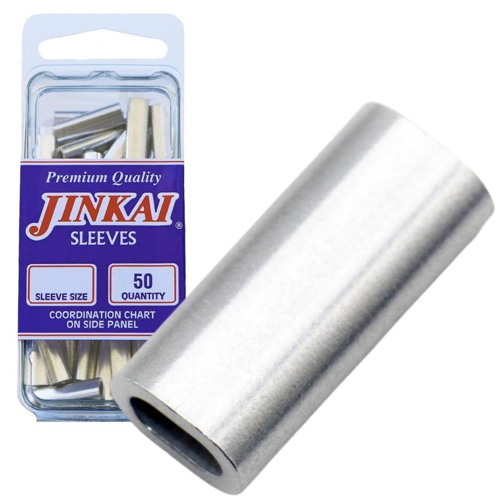 JINKAI Big Game Fishing Premium Quality CRIMPING SLEEVES 50pcs