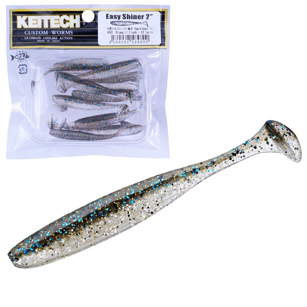 KEITECH Scented Soft Plastic Swimbait Lure EASY SHINER 2” - Image 10
