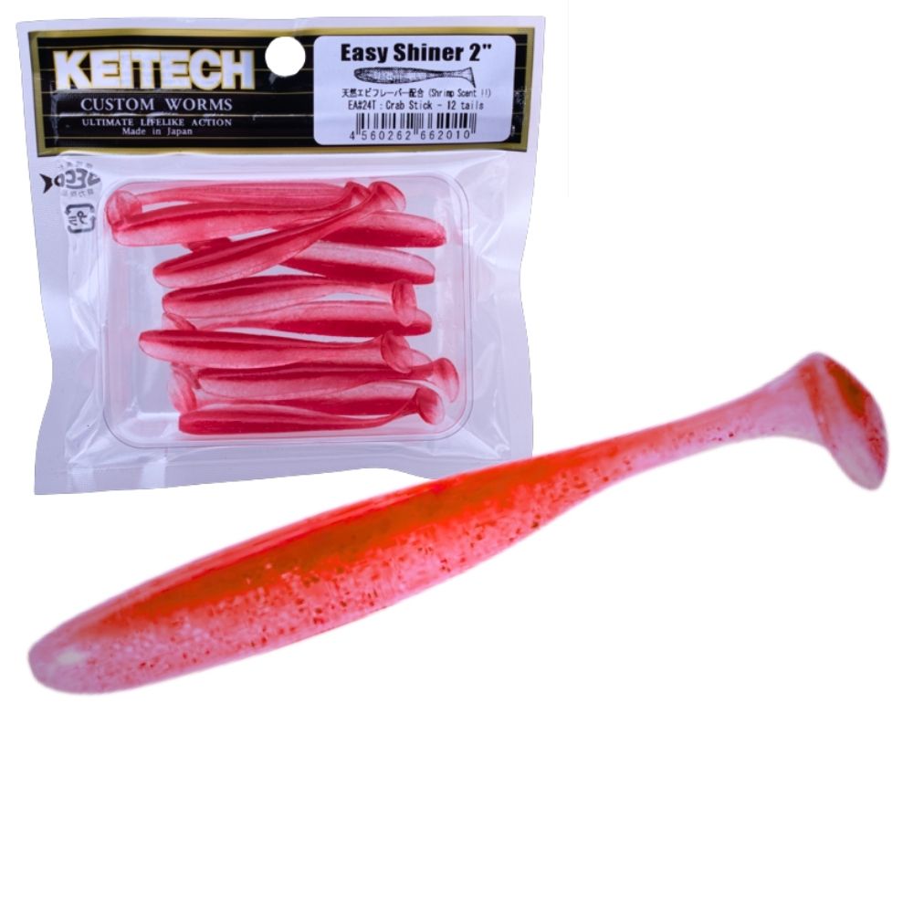 KEITECH Scented Soft Plastic Swimbait Lure EASY SHINER 2” - Image 19