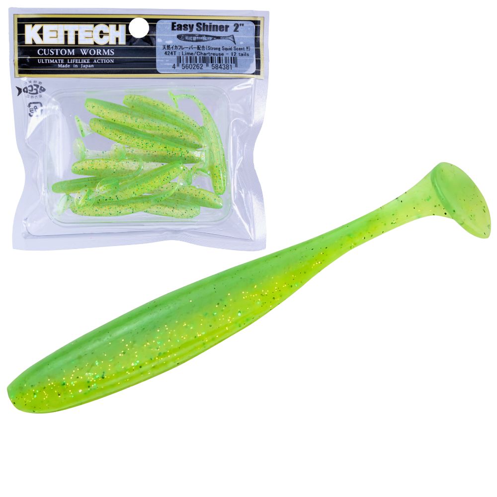 KEITECH Scented Soft Plastic Swimbait Lure EASY SHINER 2” - Image 17