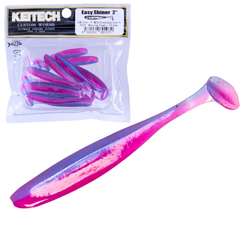 KEITECH Scented Soft Plastic Swimbait Lure EASY SHINER 2” - Image 15