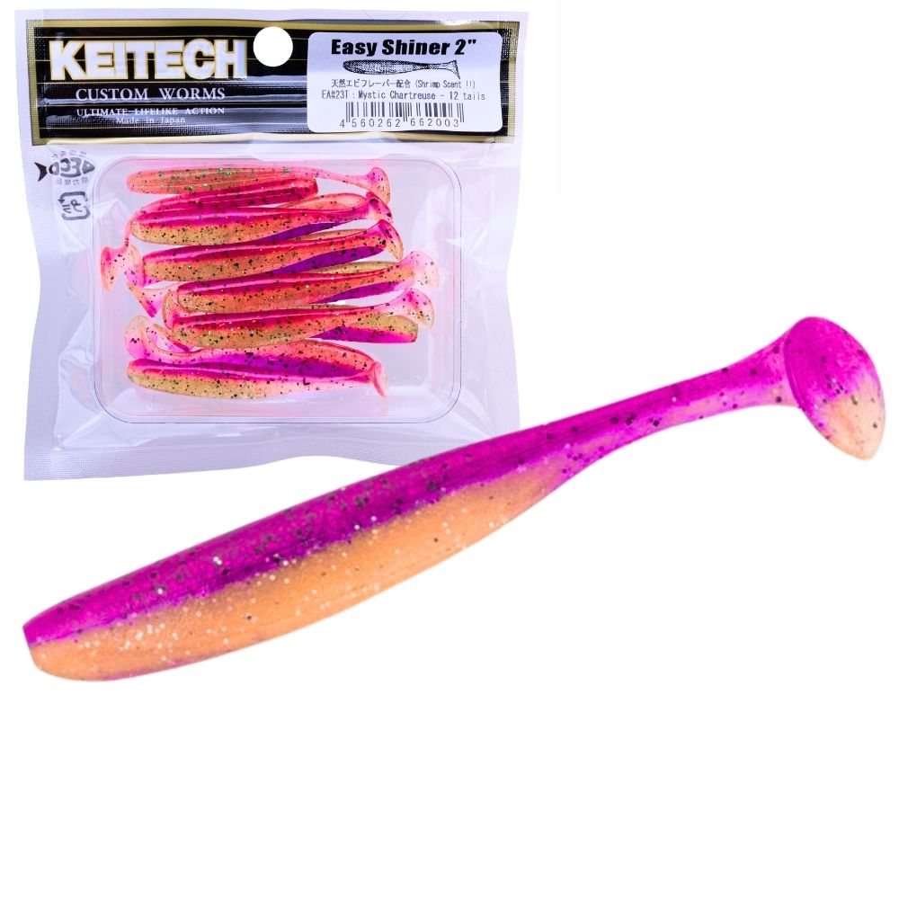 KEITECH Scented Soft Plastic Swimbait Lure EASY SHINER 2” - Image 22
