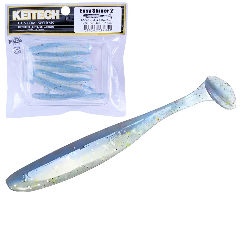 KEITECH Scented Soft Plastic Swimbait Lure EASY SHINER 2” - Image 18