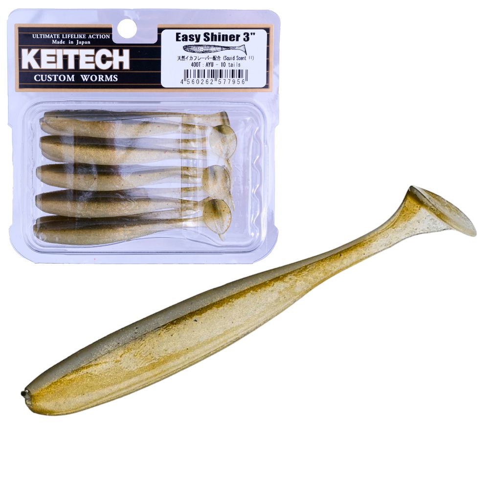 KEITECH Scented Soft Plastic Swimbait Lure EASY SHINER 3” - Image 10