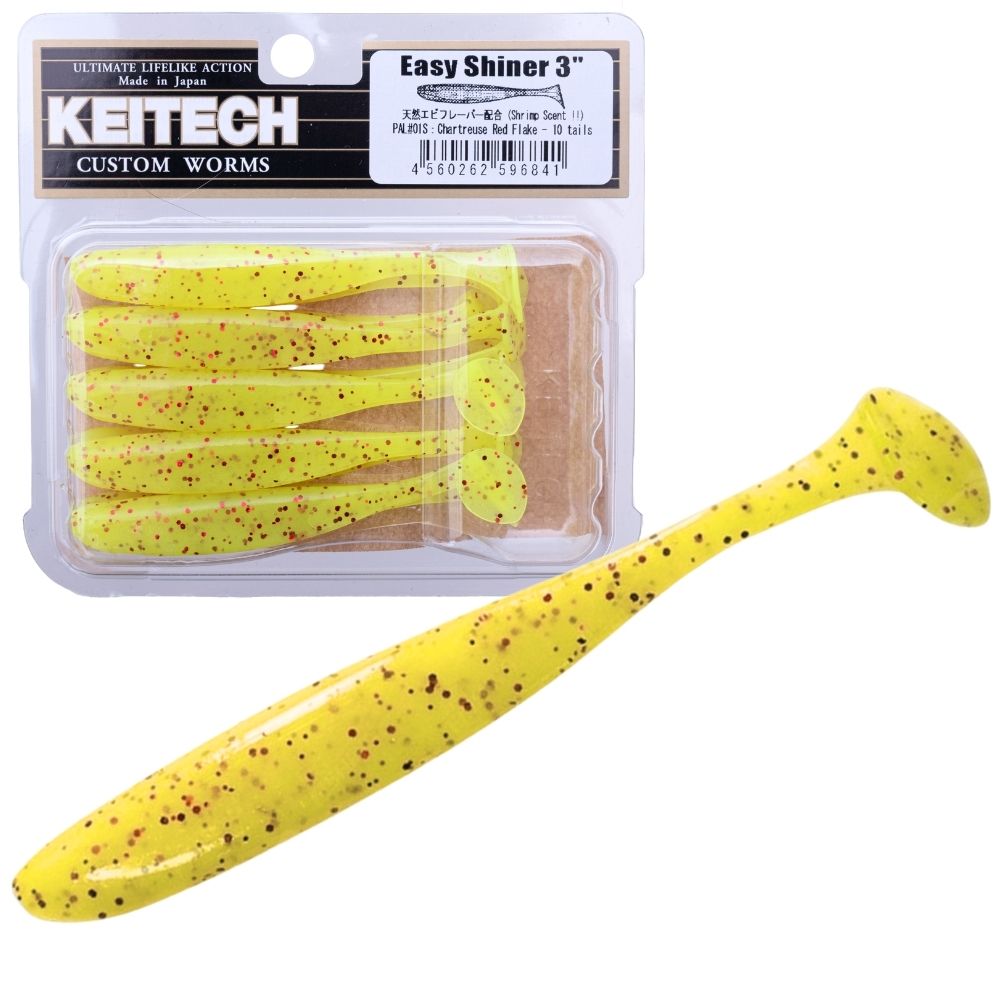 KEITECH Scented Soft Plastic Swimbait Lure EASY SHINER 3” - Image 17