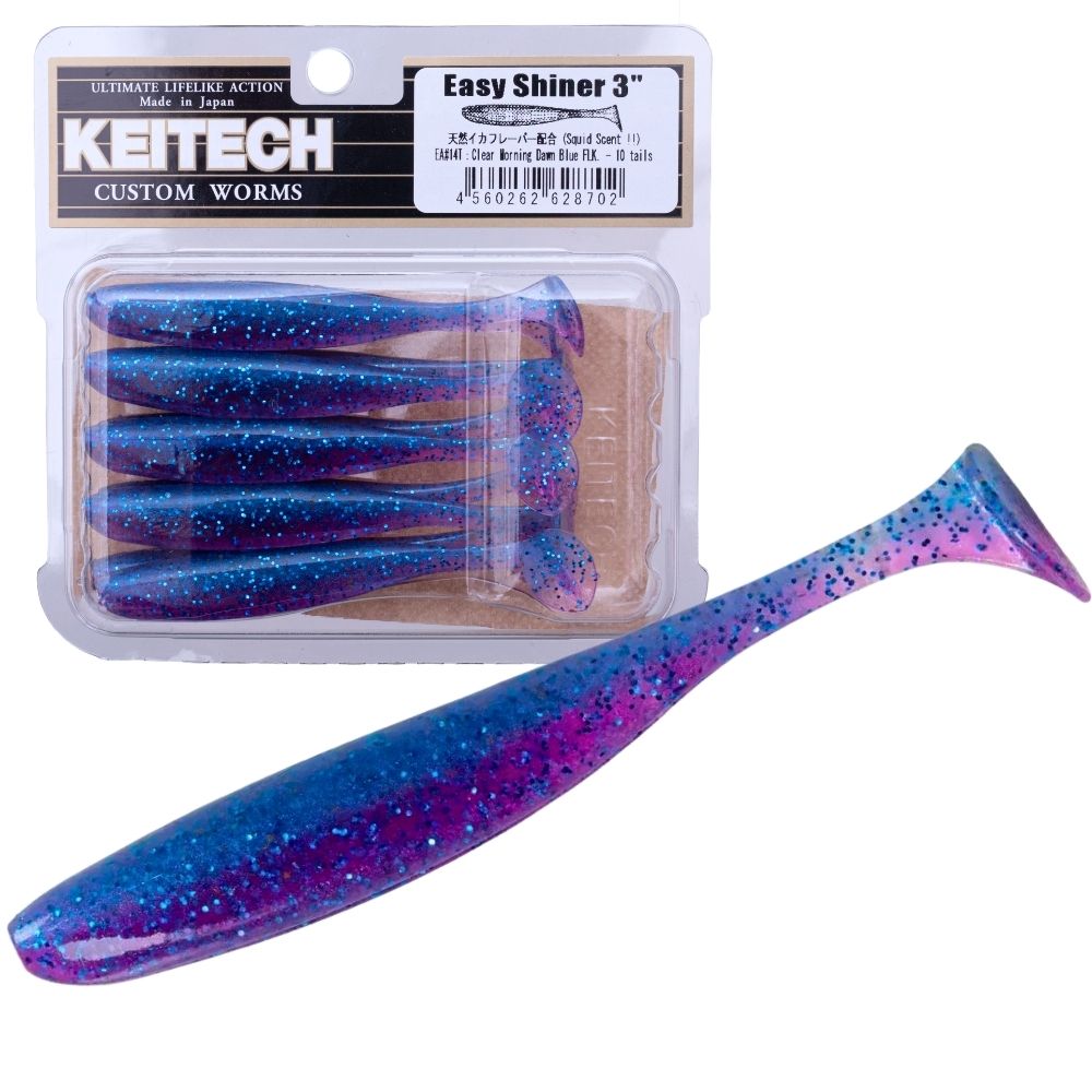 KEITECH Scented Soft Plastic Swimbait Lure EASY SHINER 3” - Image 18