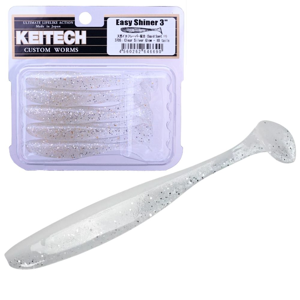 KEITECH Scented Soft Plastic Swimbait Lure EASY SHINER 3” - Image 19